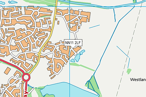 NN11 2LF map - OS VectorMap District (Ordnance Survey)