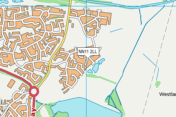 NN11 2LL map - OS VectorMap District (Ordnance Survey)