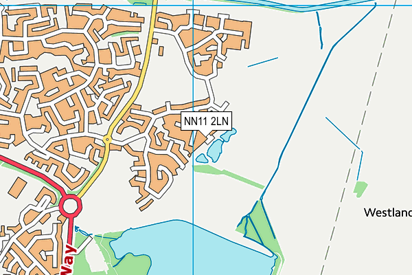 NN11 2LN map - OS VectorMap District (Ordnance Survey)