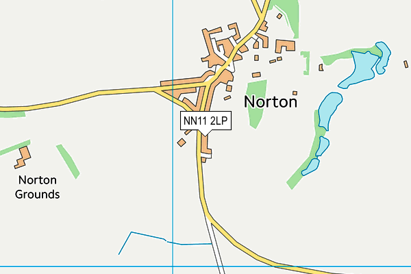 NN11 2LP map - OS VectorMap District (Ordnance Survey)