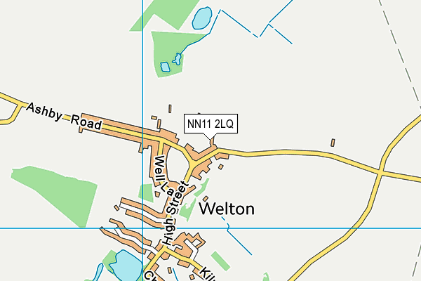 NN11 2LQ map - OS VectorMap District (Ordnance Survey)