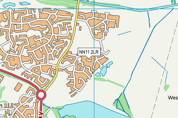 NN11 2LR map - OS VectorMap District (Ordnance Survey)
