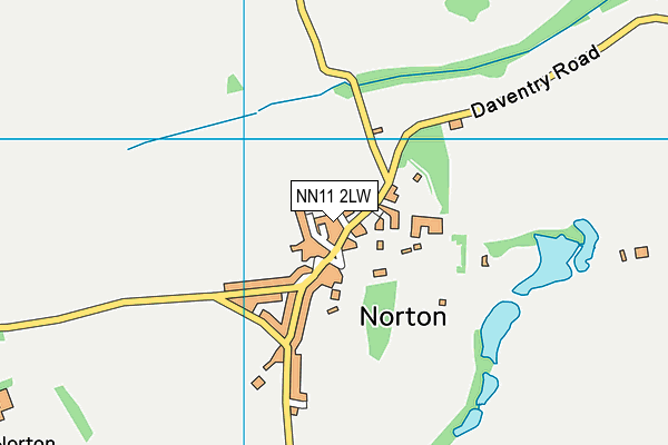 NN11 2LW map - OS VectorMap District (Ordnance Survey)