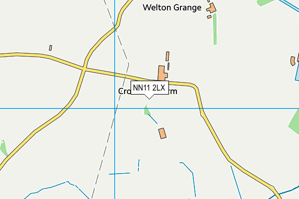 NN11 2LX map - OS VectorMap District (Ordnance Survey)