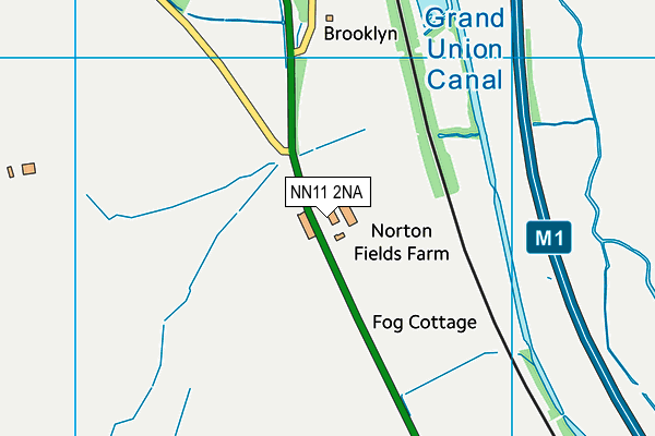 NN11 2NA map - OS VectorMap District (Ordnance Survey)