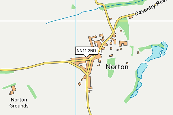 NN11 2ND map - OS VectorMap District (Ordnance Survey)
