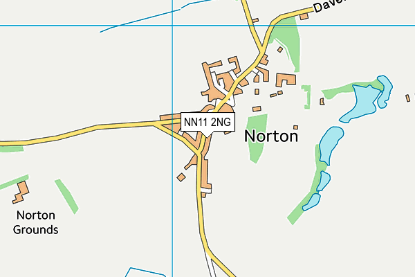 NN11 2NG map - OS VectorMap District (Ordnance Survey)
