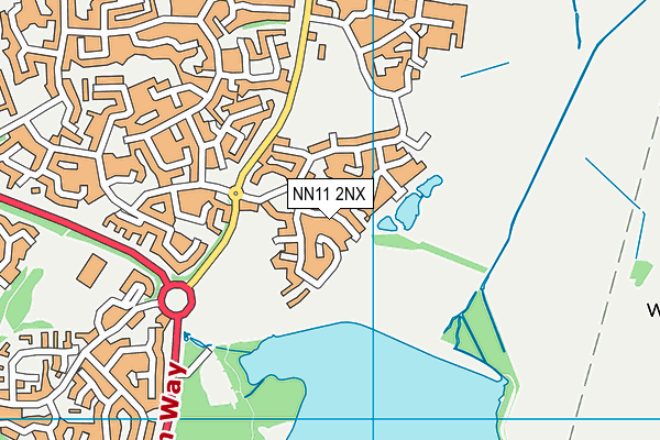 NN11 2NX map - OS VectorMap District (Ordnance Survey)