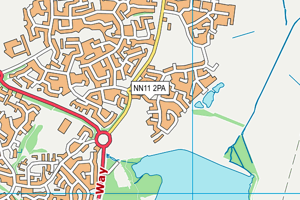 NN11 2PA map - OS VectorMap District (Ordnance Survey)