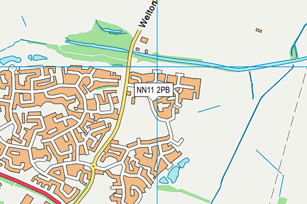 NN11 2PB map - OS VectorMap District (Ordnance Survey)