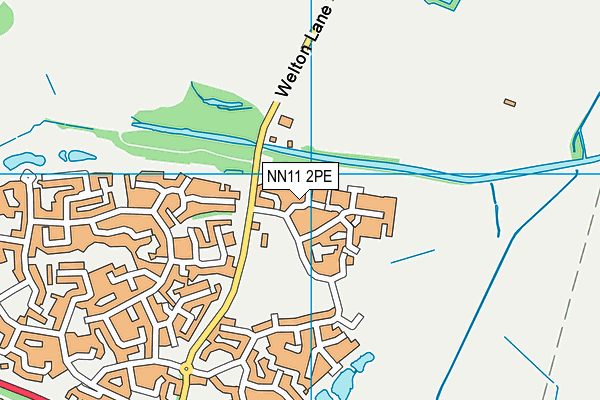 NN11 2PE map - OS VectorMap District (Ordnance Survey)