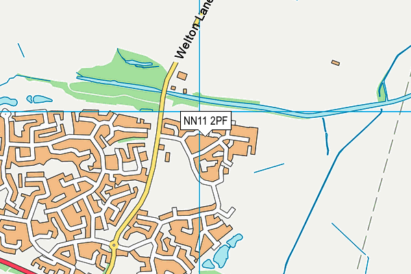 NN11 2PF map - OS VectorMap District (Ordnance Survey)