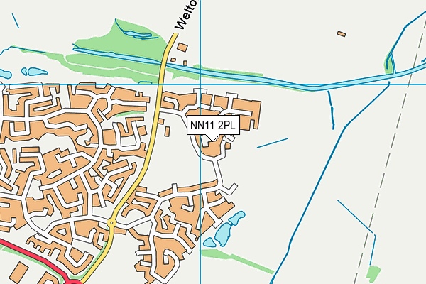 NN11 2PL map - OS VectorMap District (Ordnance Survey)