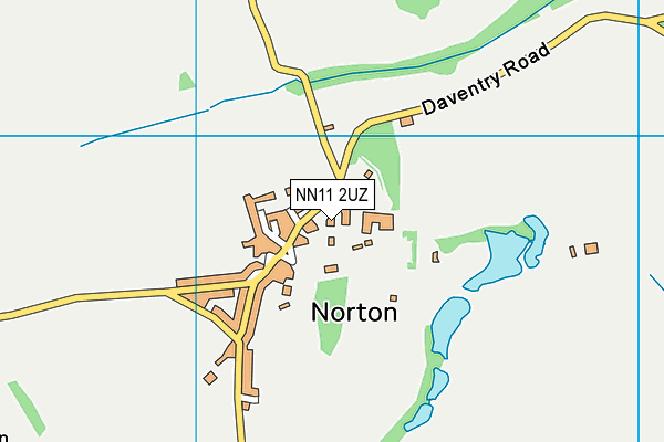 NN11 2UZ map - OS VectorMap District (Ordnance Survey)