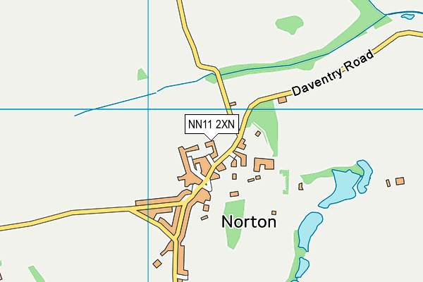 NN11 2XN map - OS VectorMap District (Ordnance Survey)