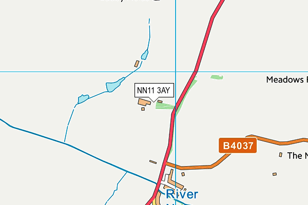 NN11 3AY map - OS VectorMap District (Ordnance Survey)