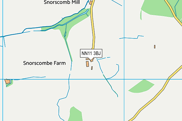 NN11 3BJ map - OS VectorMap District (Ordnance Survey)