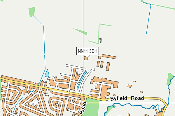 NN11 3DH map - OS VectorMap District (Ordnance Survey)