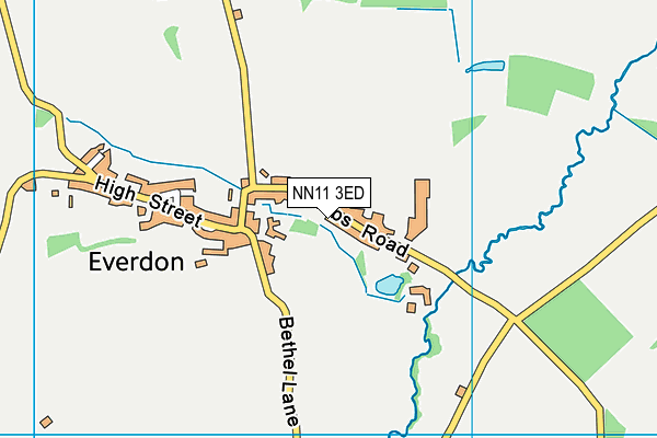 NN11 3ED map - OS VectorMap District (Ordnance Survey)