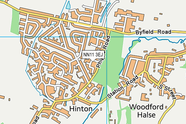 NN11 3EJ map - OS VectorMap District (Ordnance Survey)