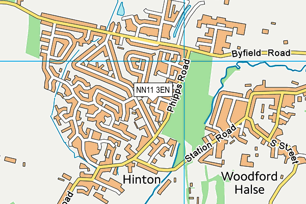 NN11 3EN map - OS VectorMap District (Ordnance Survey)