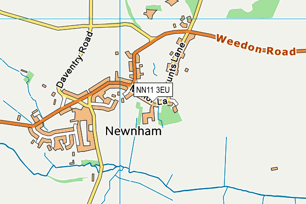 NN11 3EU map - OS VectorMap District (Ordnance Survey)