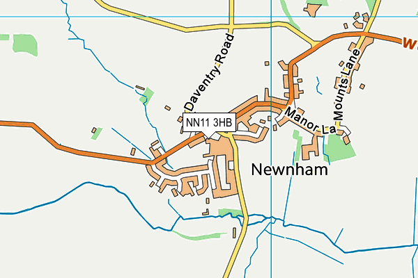 NN11 3HB map - OS VectorMap District (Ordnance Survey)