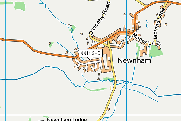 NN11 3HD map - OS VectorMap District (Ordnance Survey)