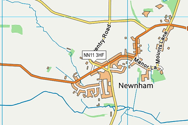 NN11 3HF map - OS VectorMap District (Ordnance Survey)