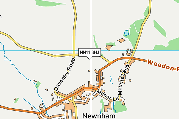 NN11 3HJ map - OS VectorMap District (Ordnance Survey)