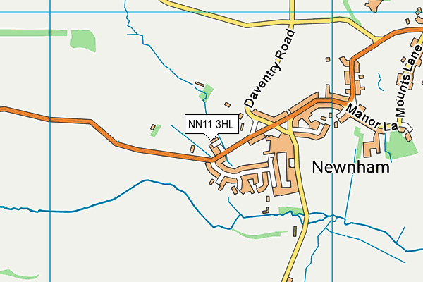 NN11 3HL map - OS VectorMap District (Ordnance Survey)