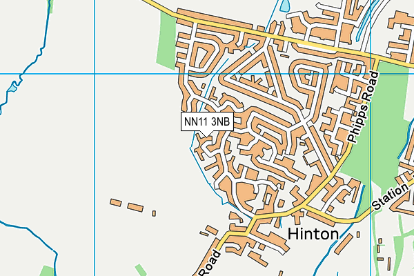 NN11 3NB map - OS VectorMap District (Ordnance Survey)