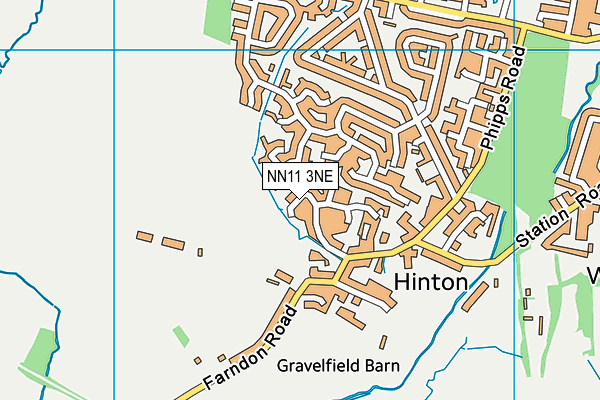 NN11 3NE map - OS VectorMap District (Ordnance Survey)