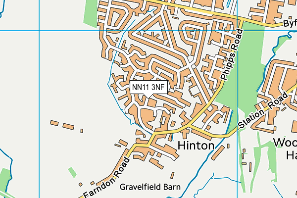 NN11 3NF map - OS VectorMap District (Ordnance Survey)