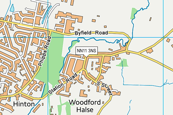 NN11 3NS map - OS VectorMap District (Ordnance Survey)