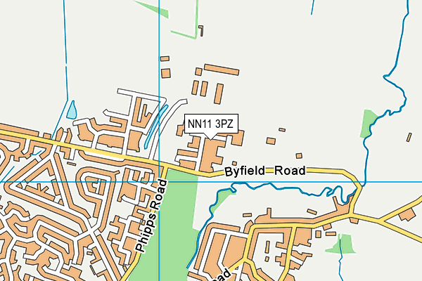 Map of BOURTON LIQUID WASTE DISPOSAL LTD at district scale