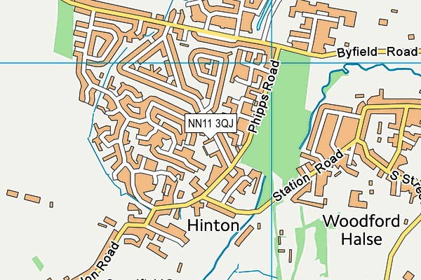 NN11 3QJ map - OS VectorMap District (Ordnance Survey)