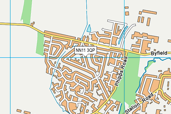 NN11 3QP map - OS VectorMap District (Ordnance Survey)