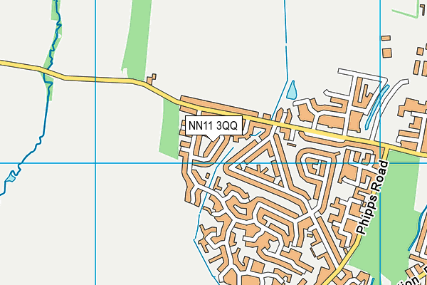 NN11 3QQ map - OS VectorMap District (Ordnance Survey)