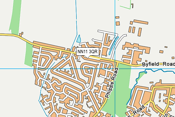NN11 3QR map - OS VectorMap District (Ordnance Survey)