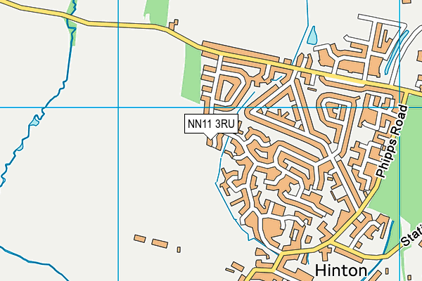 NN11 3RU map - OS VectorMap District (Ordnance Survey)