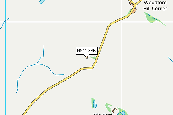 NN11 3SB map - OS VectorMap District (Ordnance Survey)