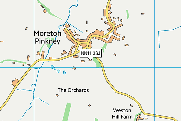 NN11 3SJ map - OS VectorMap District (Ordnance Survey)