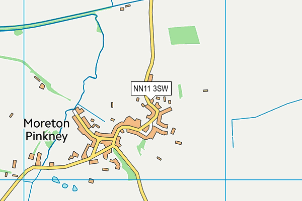NN11 3SW map - OS VectorMap District (Ordnance Survey)