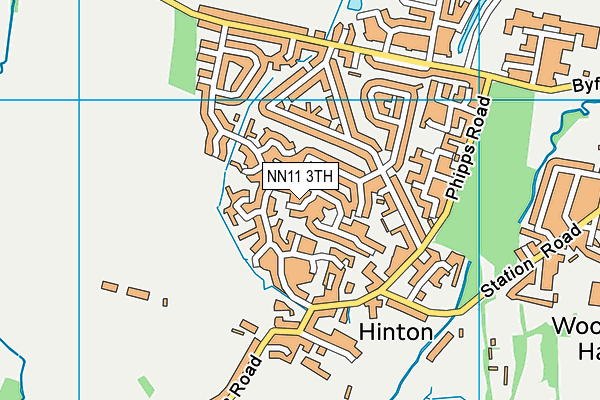 NN11 3TH map - OS VectorMap District (Ordnance Survey)