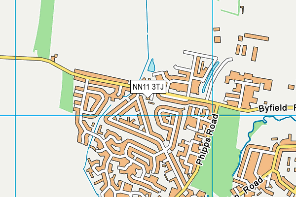 NN11 3TJ map - OS VectorMap District (Ordnance Survey)