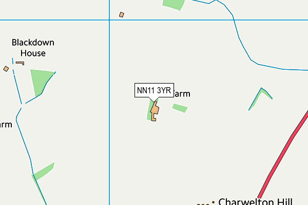 NN11 3YR map - OS VectorMap District (Ordnance Survey)