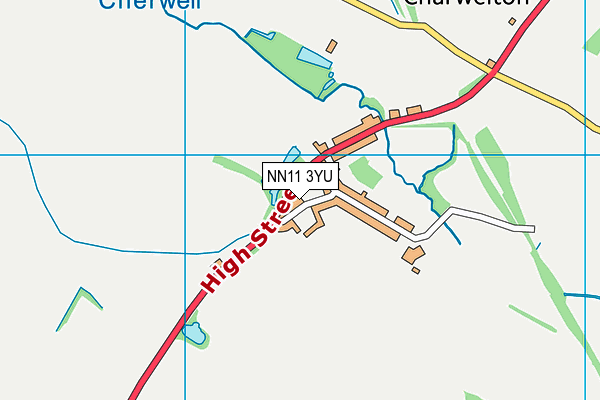 NN11 3YU map - OS VectorMap District (Ordnance Survey)