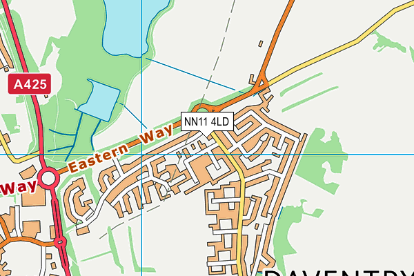 NN11 4LD map - OS VectorMap District (Ordnance Survey)