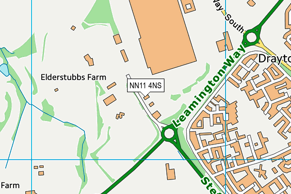 Elderstubbs map (NN11 4NS) - OS VectorMap District (Ordnance Survey)